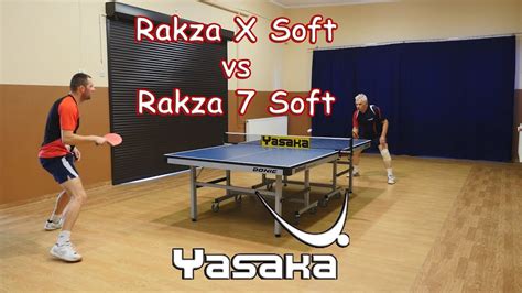 Yasaka Rakza X Soft vs Rakza 7 Soft 